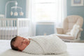 Unisex Baby White Bubble Design Swaddle Wrap