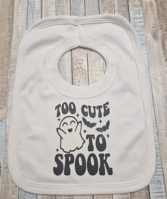 Unisex Baby Cute Halloween Printed Bibs