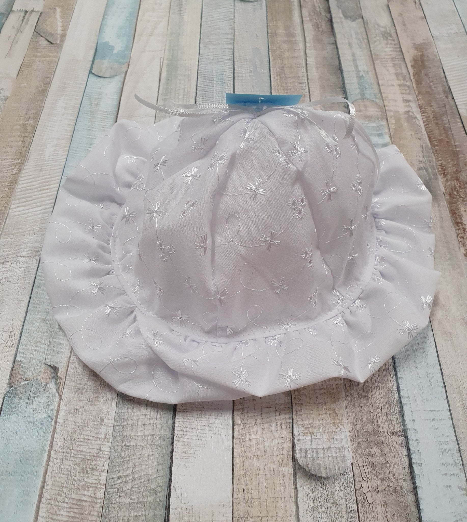 Baby Girls Broderie Anglaise Sun Hat