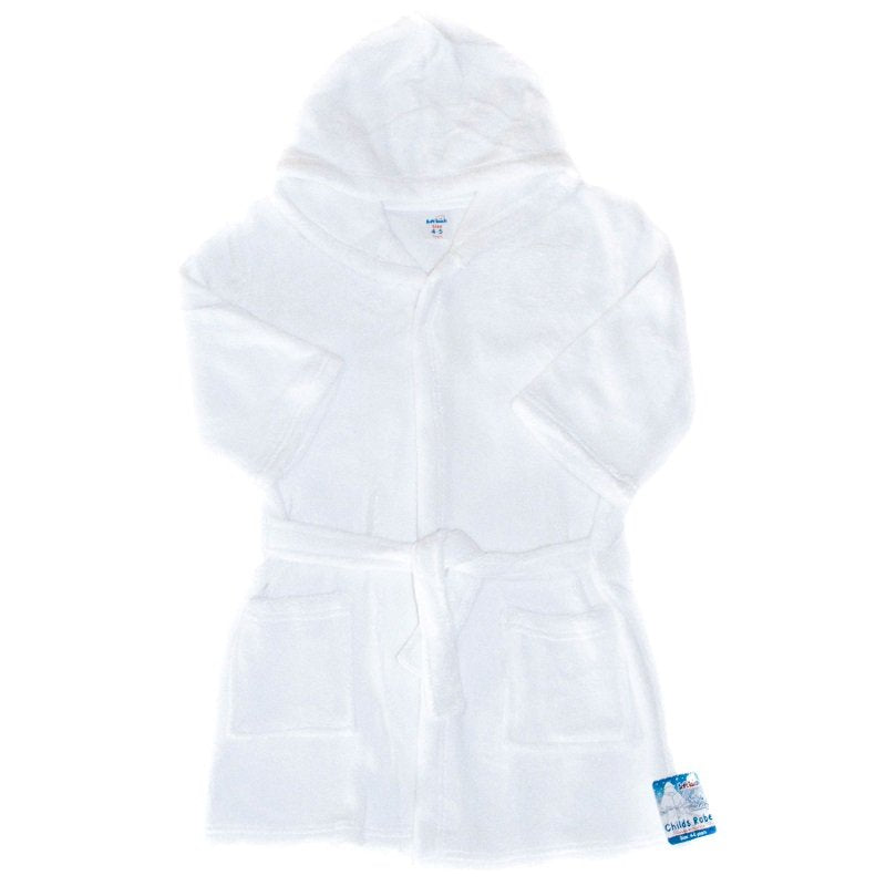 Personalised Childrens Coral Fleece Hooded Dressing Gown