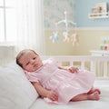 Baby Girls pink Windmill Dress And Pants Set