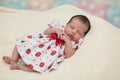 Baby Girls Short Sleeved White Cotton Strawberry Dress And Pants Set