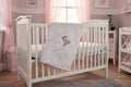 Personalised Hello World White Dimple Wrap With Pink Zebra Embroidered Design