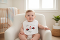 Personalised Unisex Baby Printed Little And Loved Ladybird Bib