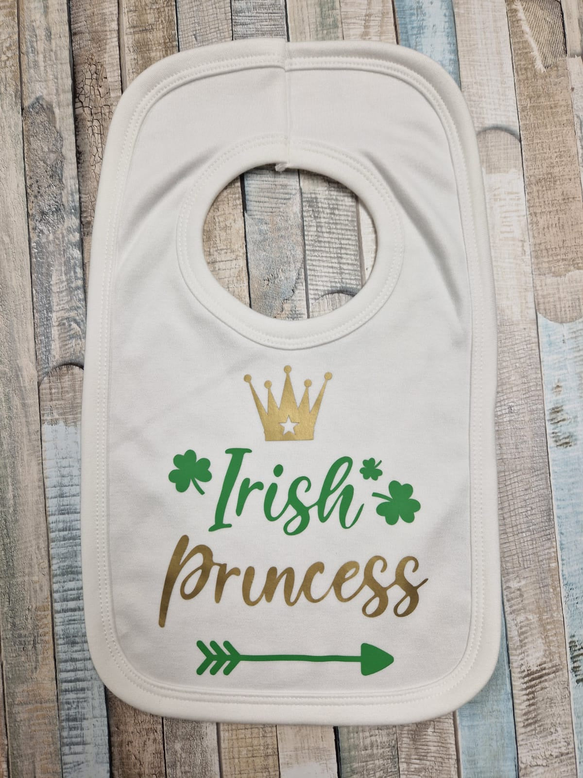 Baby Girls Printed Irish Princess Bib