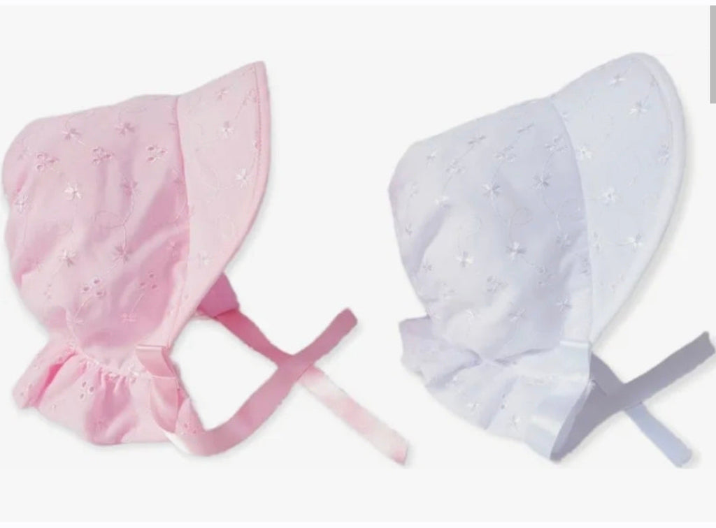 Baby Girls Broderie Anglaise Sun Bonnet