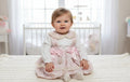 Baby Girls Pink Ballerina Jam Pants with Long Sleeved White Blouse